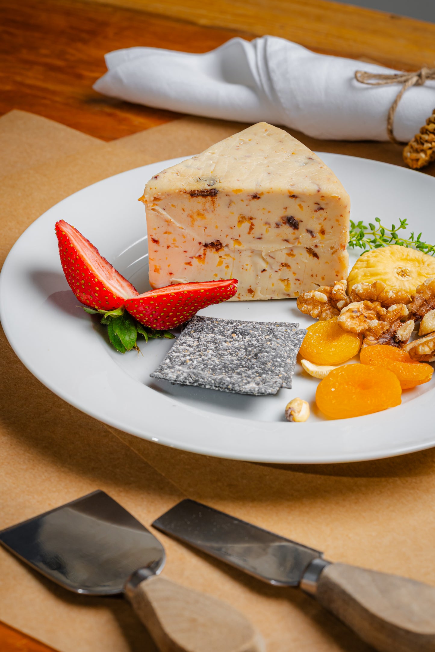 Dry Fruits Aged Cheese